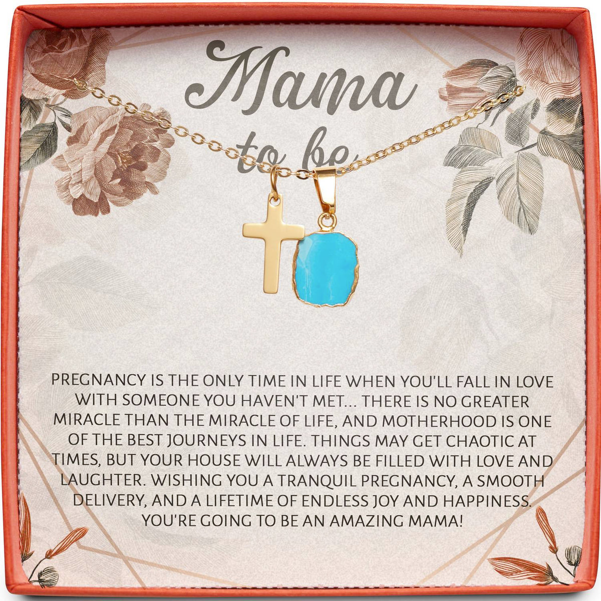 Mama To Be | No Greater Miracle | Cross Necklace