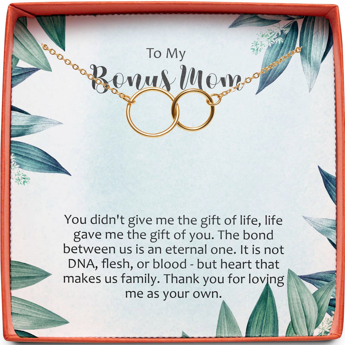 To My Bonus Mom | Gift of Life | Interlocking Circles