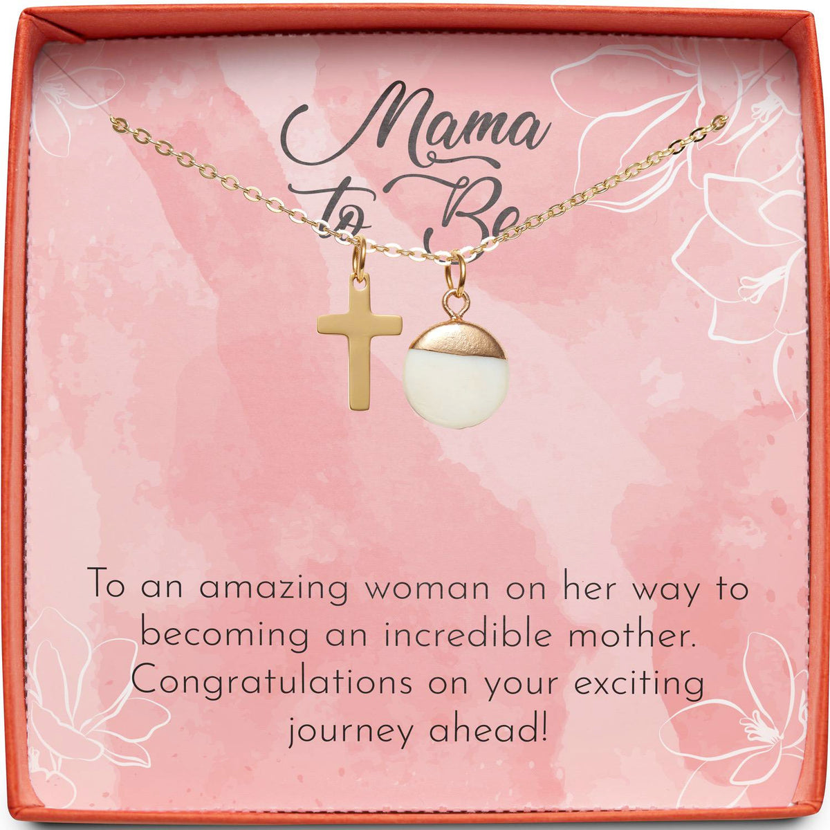 Mama to Be | Exciting Journey Ahead | Cross Necklace