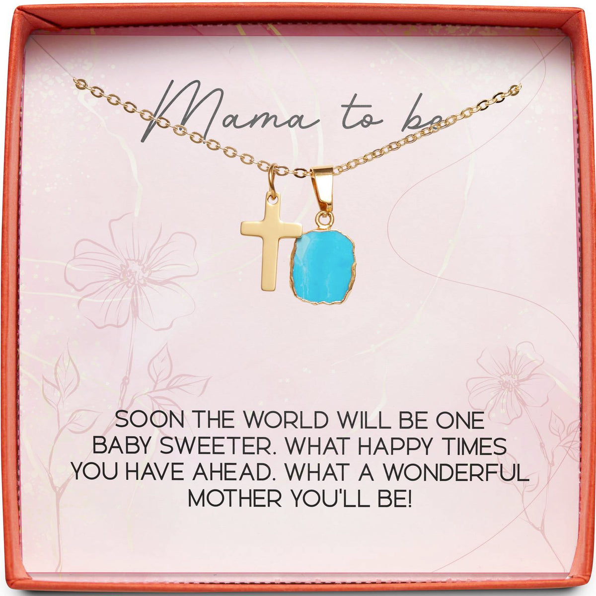 Mama to Be | One Baby Sweeter | Cross Necklace