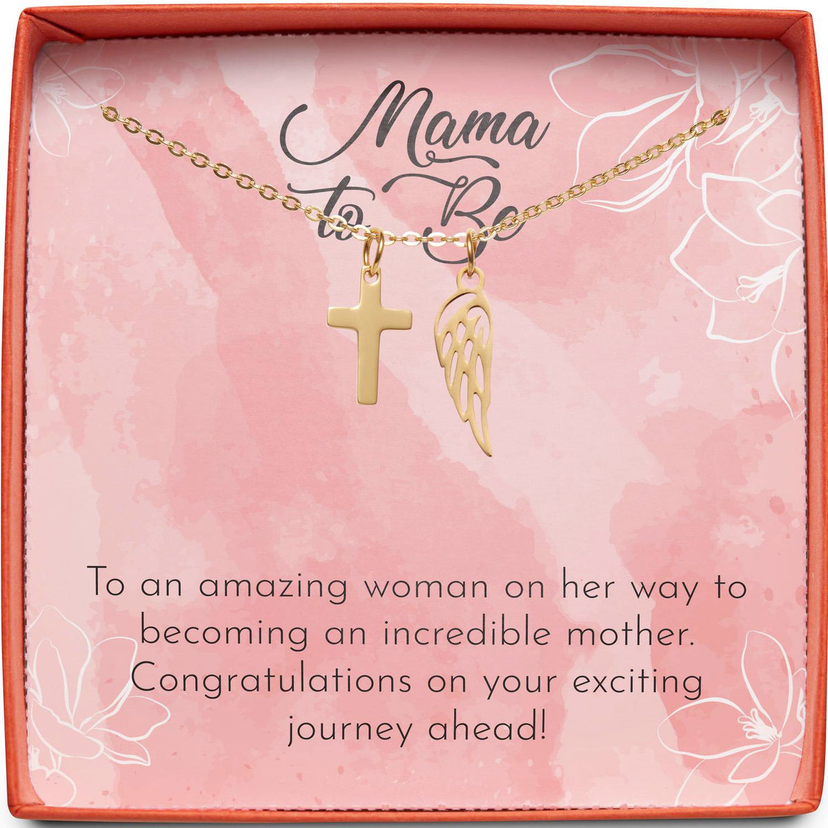 Mama to Be | Exciting Journey Ahead | Cross Necklace