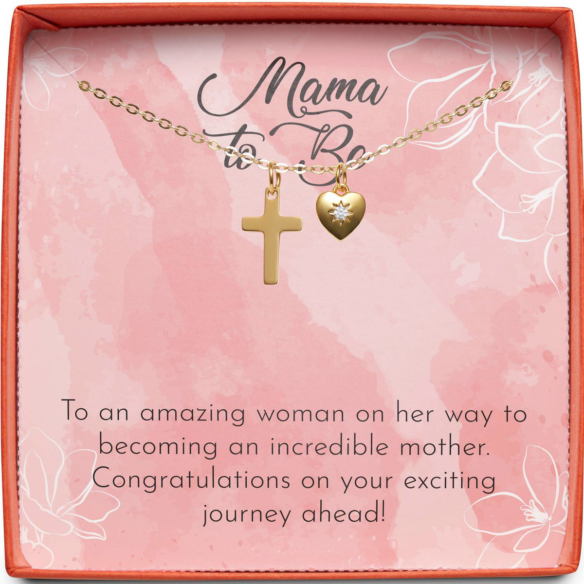 Mama to Be | Exciting Journey Ahead | Cross Necklace