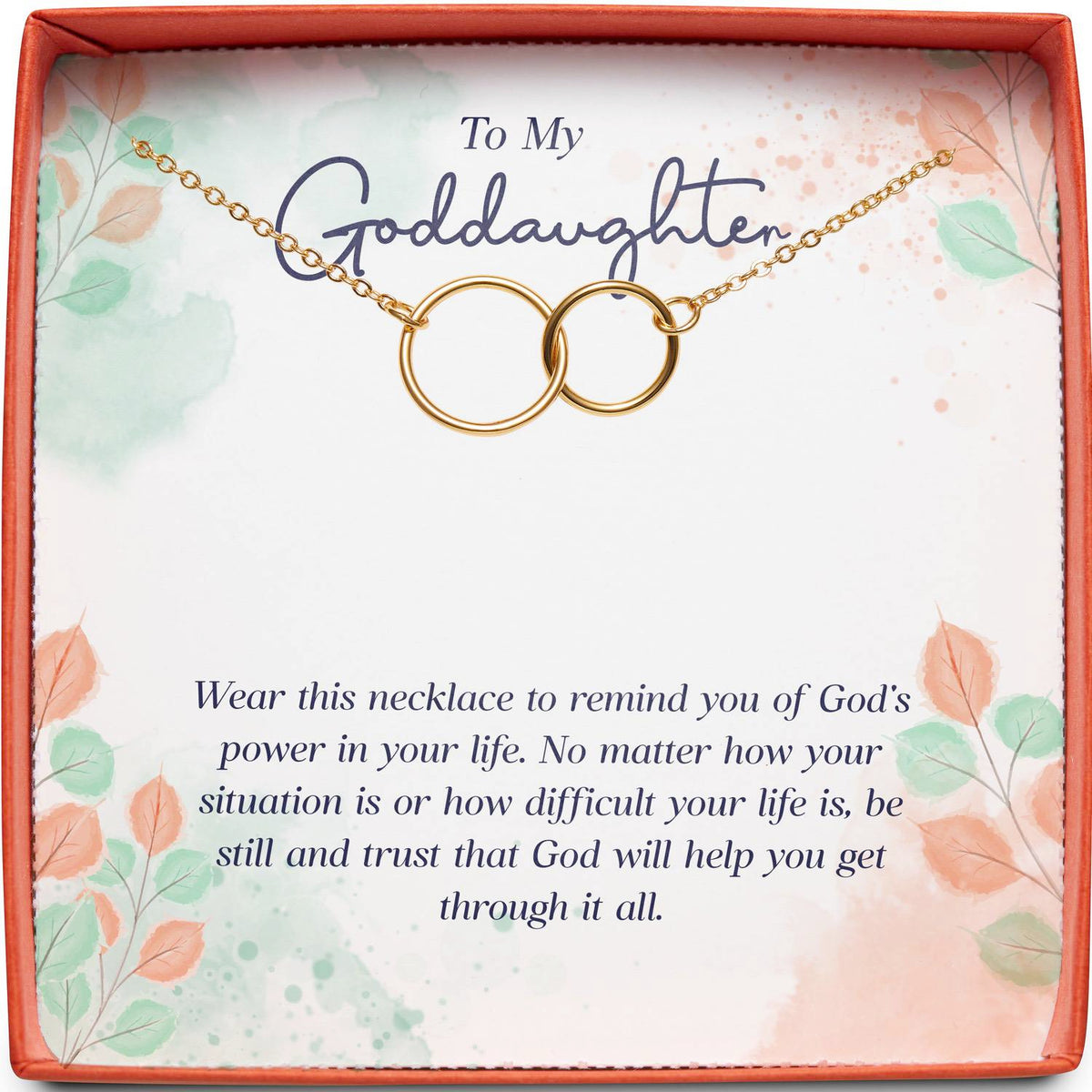 To My Goddaughter | God&#39;s Power in Your Life | Interlocking Circles