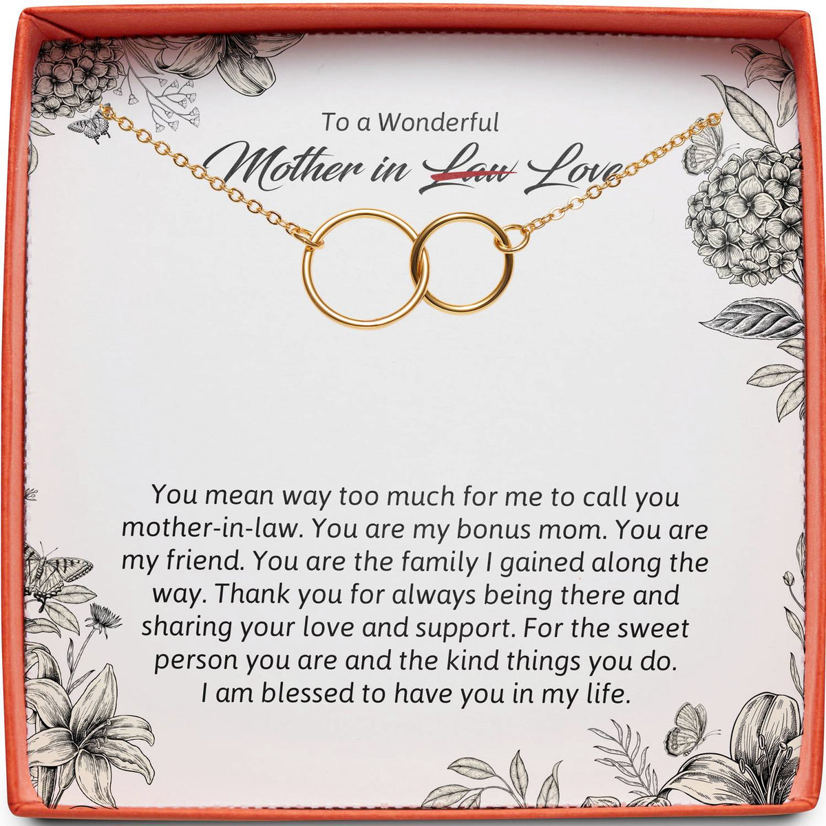 To a Wonderful Mother in Love | You Mean Way Too Much | Interlocking Circles