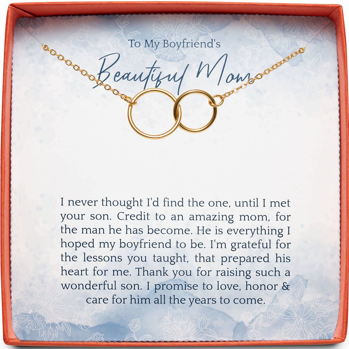 To My Boyfriend&#39;s Beautiful Mom | Until I Met Your Son | Interlocking Circles