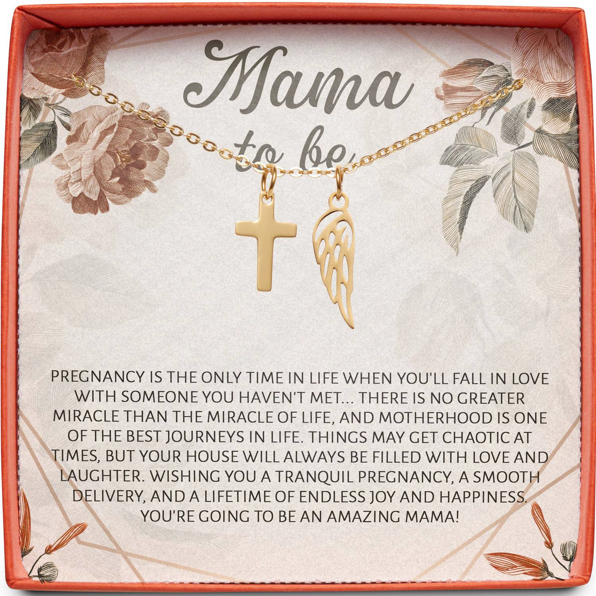 Mama To Be | No Greater Miracle | Cross Necklace