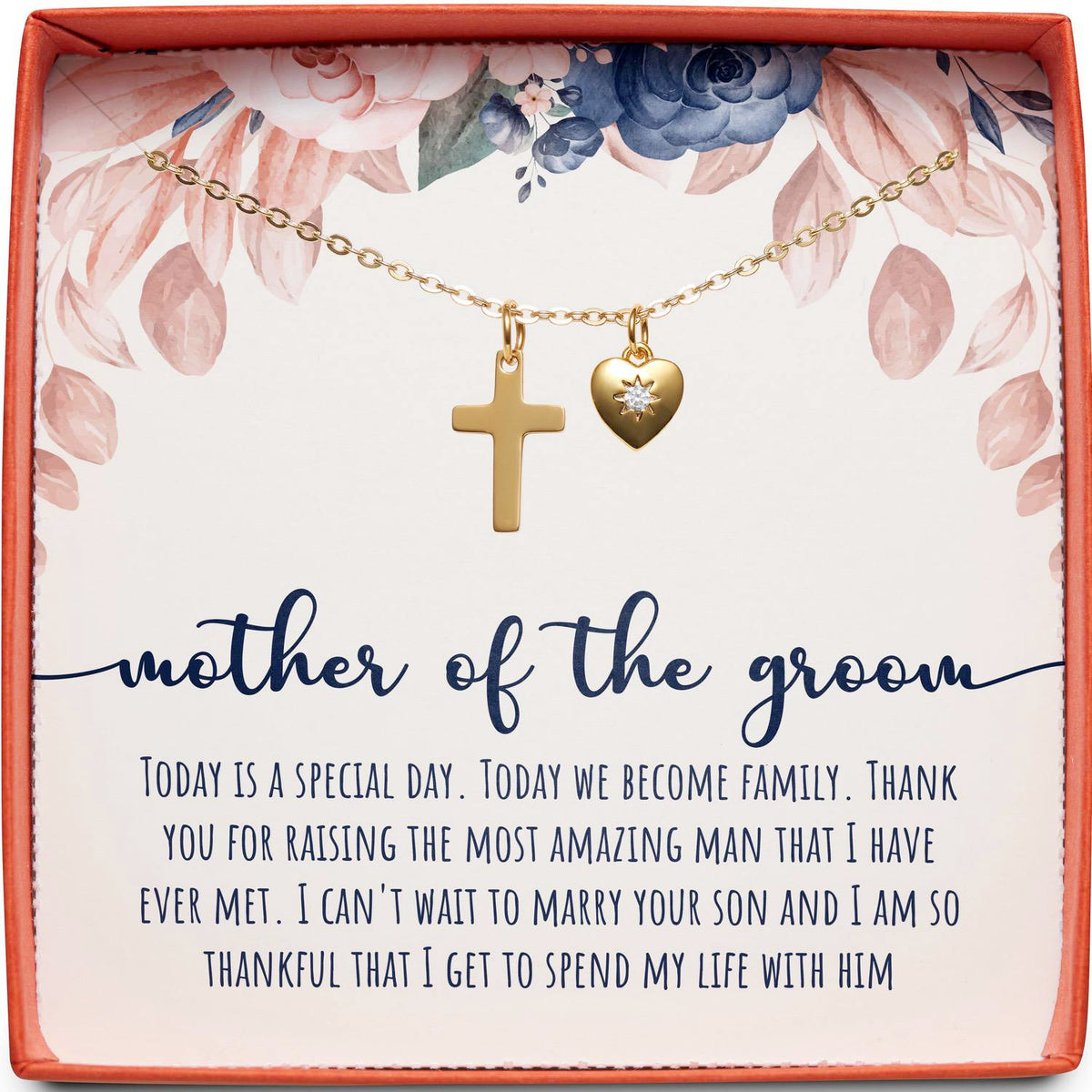 Mother of The Groom (From Bride) | Special Day | Cross Necklace