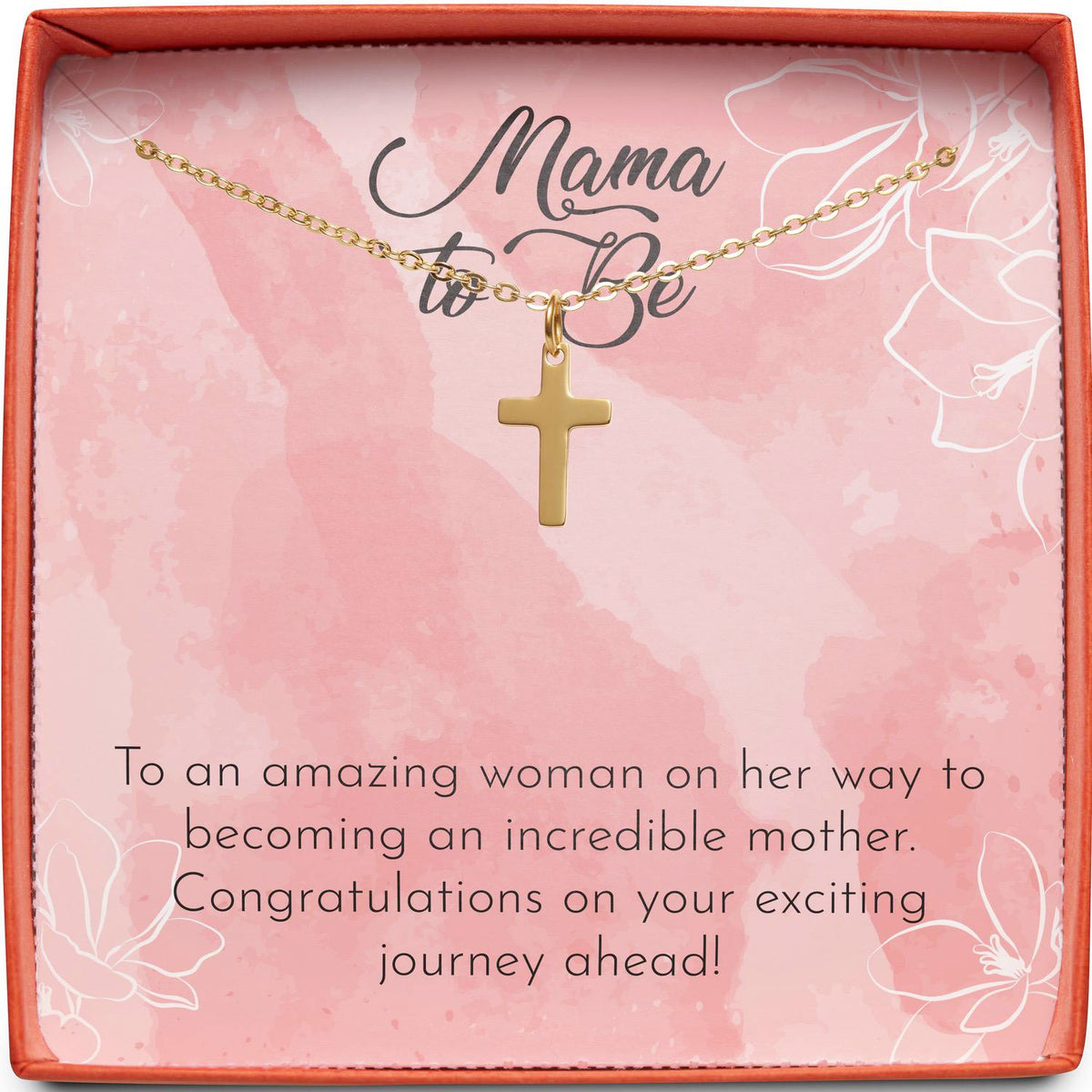 Mama to Be | Exciting Journey Ahead | Cross Necklace