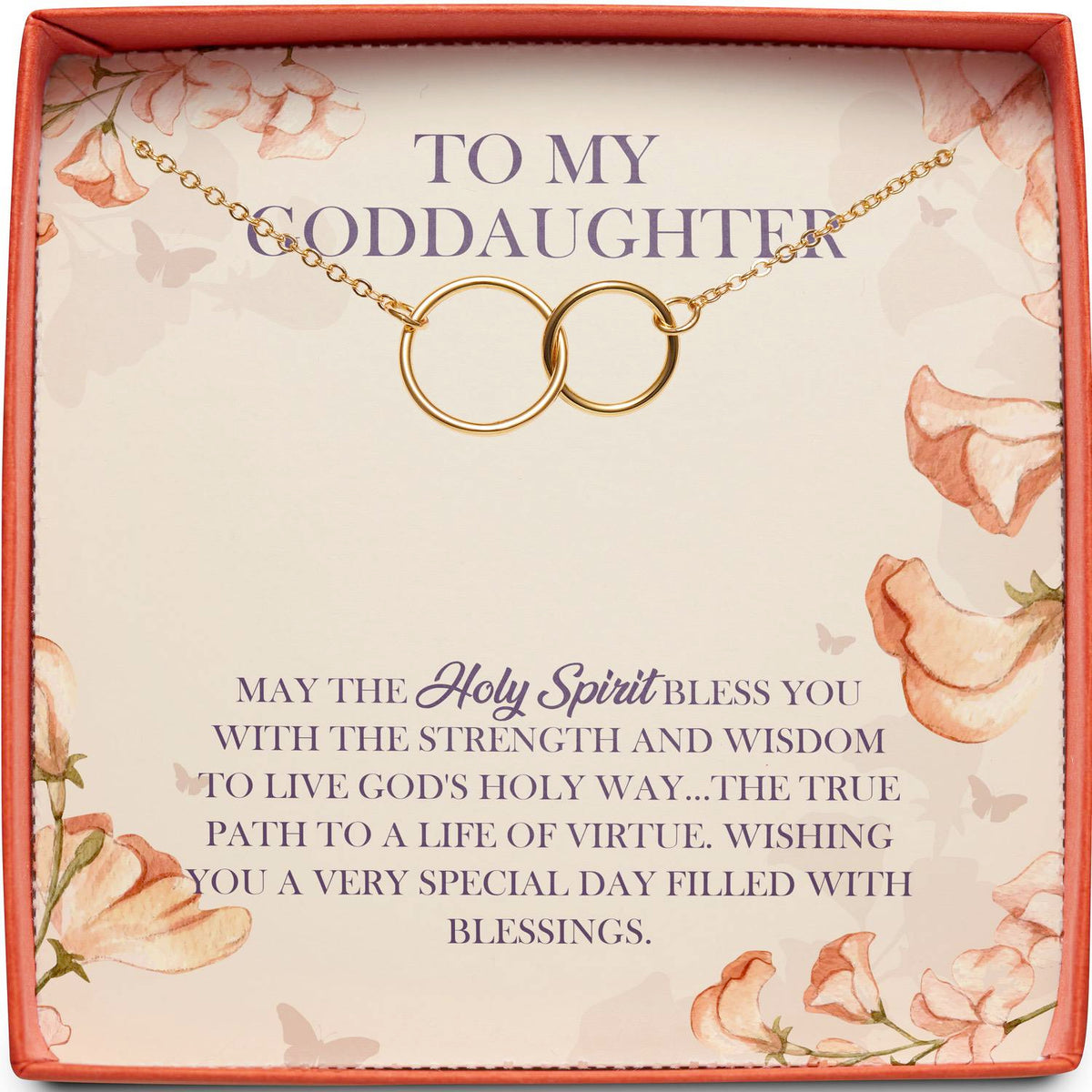 To My Goddaughter | May the Holy Spirit Bless You | Interlocking Circles