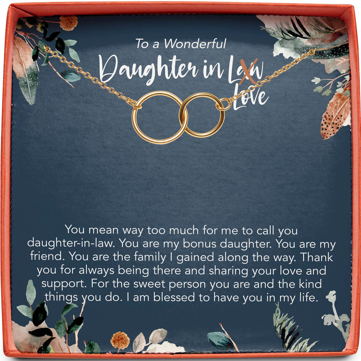 To a Wonderful Daughter in Love | You Mean Way Too Much | Interlocking Circles