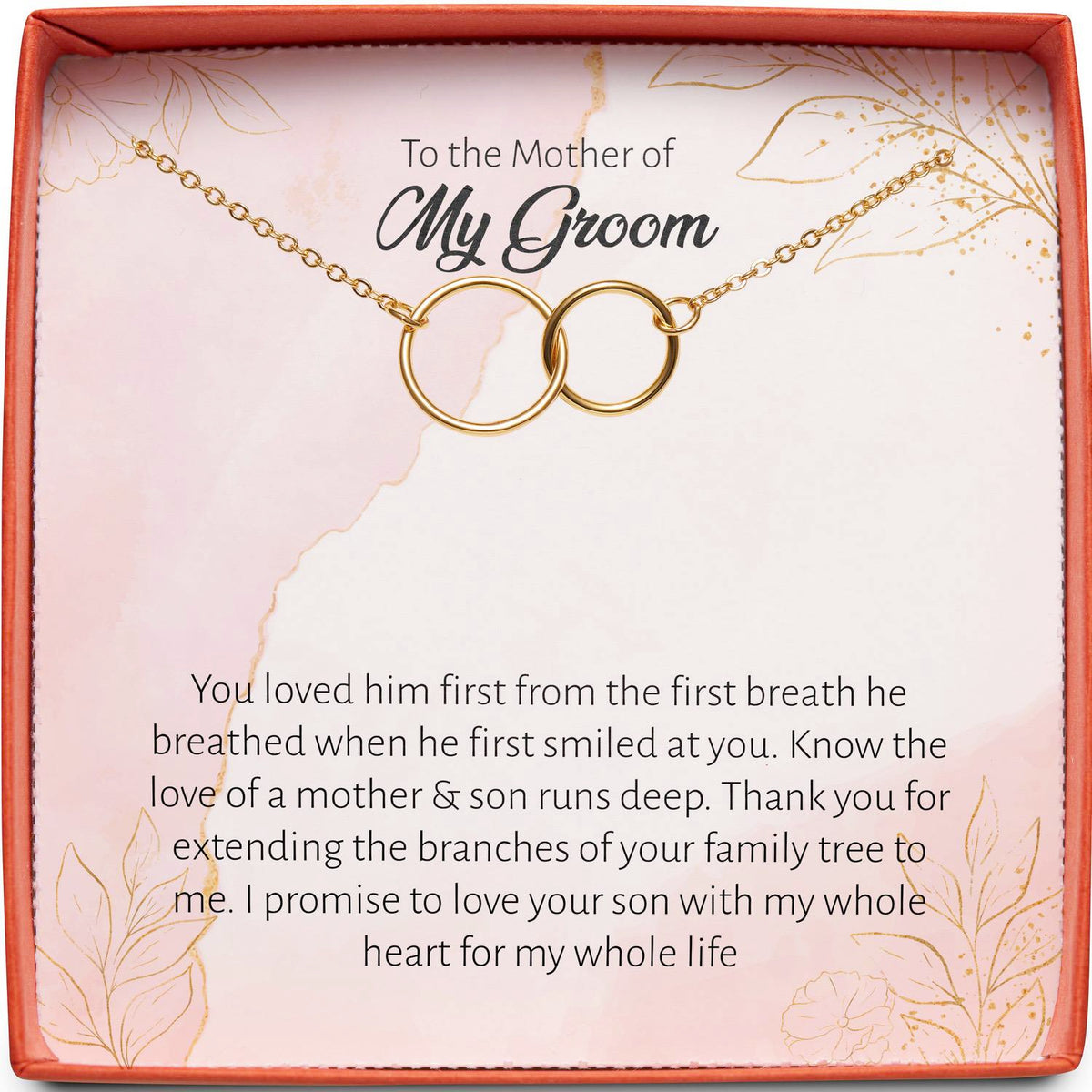 To the Mother of My Groom (From Bride) | First Breath | Interlocking Circles