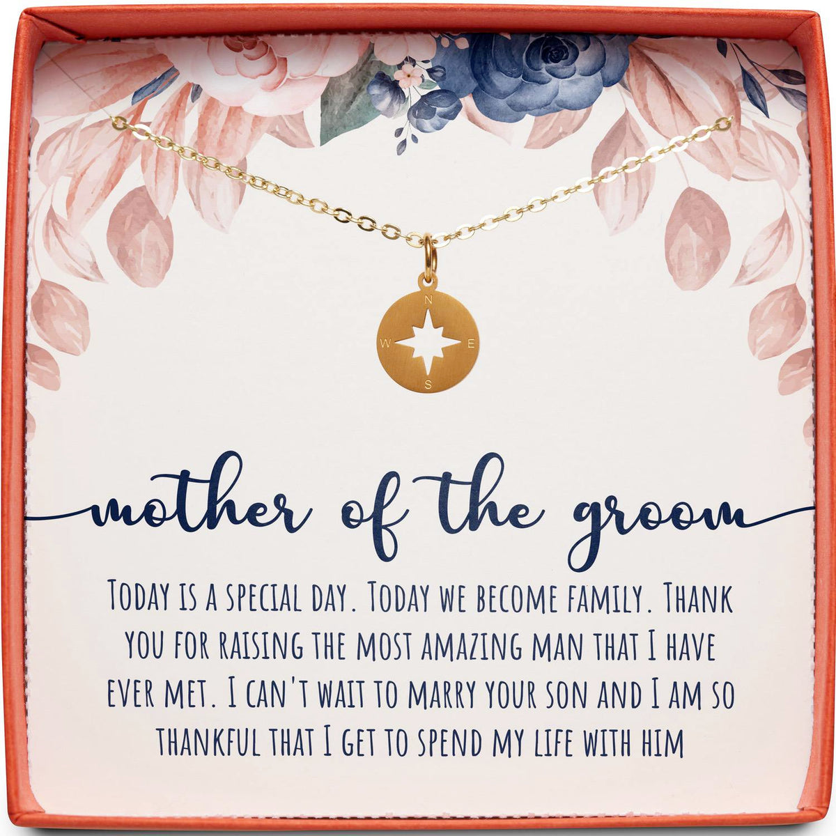 Mother of The Groom (From Bride) | Special Day | Compass Necklace