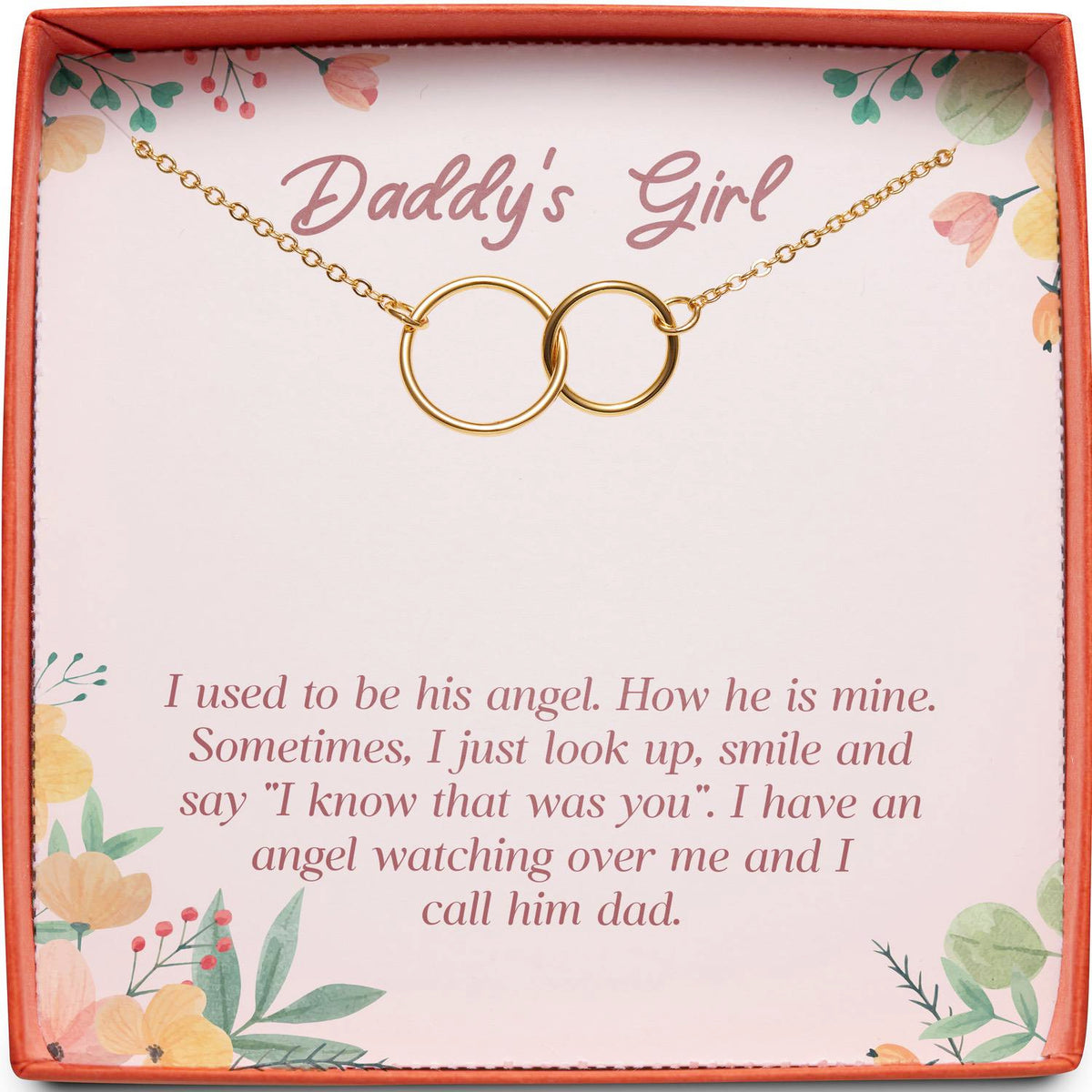 Daddy&#39;s Girl | Angel Watching Over Me | Interlocking Circles