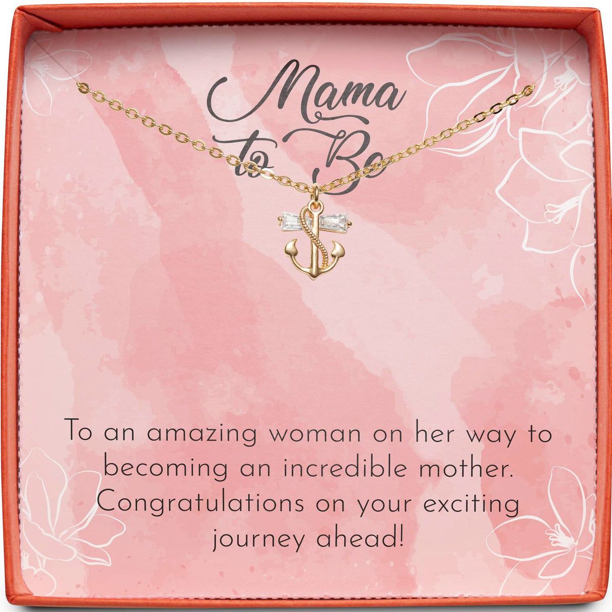 Mama to Be | Exciting Journey Ahead | Anchor Necklace