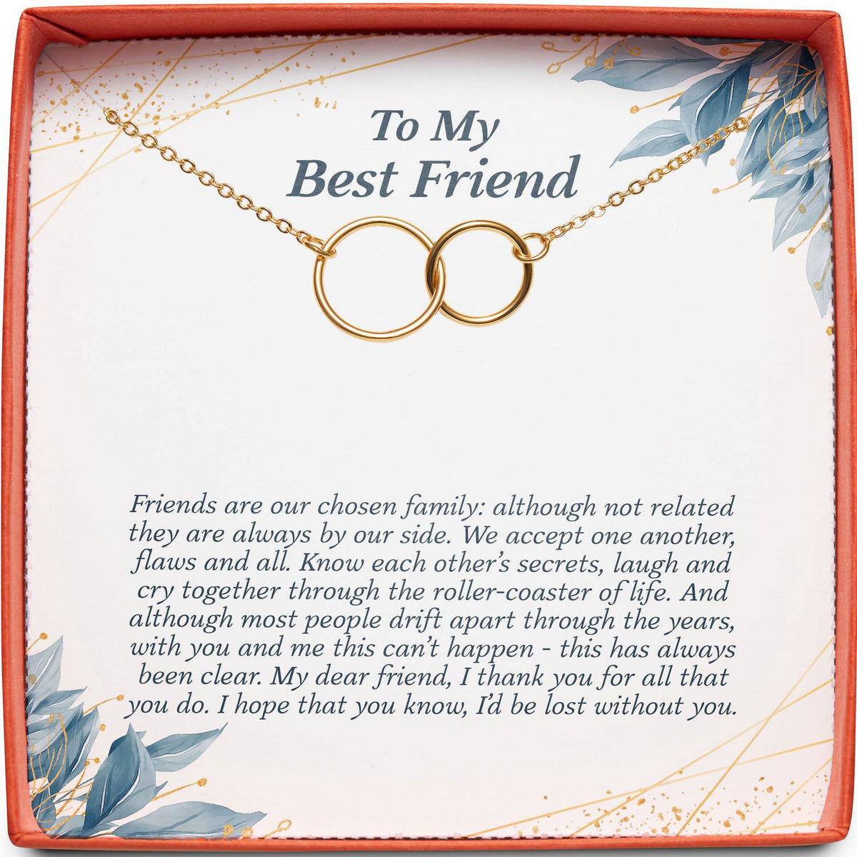 To My Best Friend | Chosen Family | Interlocking Circles