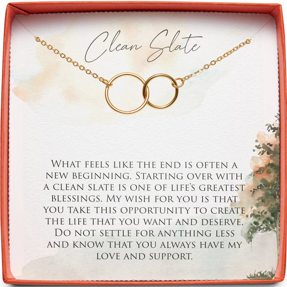 Gift for New Chapter | Clean Slate | Interlocking Circles