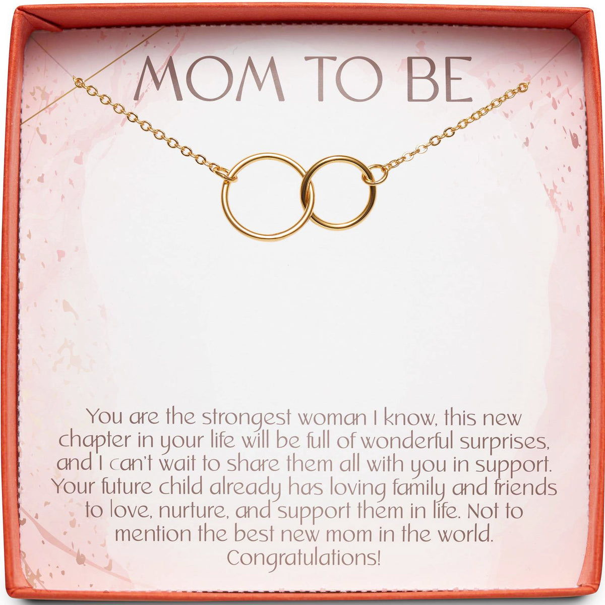 Mom to Be | Strongest Woman I Know | Interlocking Circles