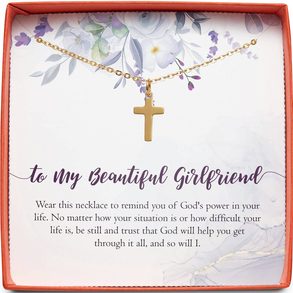 To My Beautiful Girlfriend | God&#39;s Power in Your Life | Cross Necklace