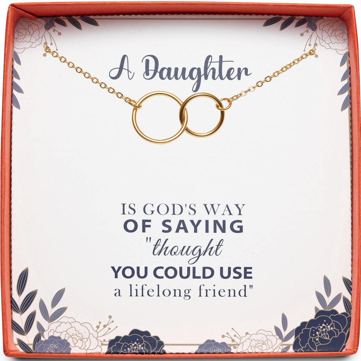 Gift for Daughter | Lifelong Friend | Interlocking Circles