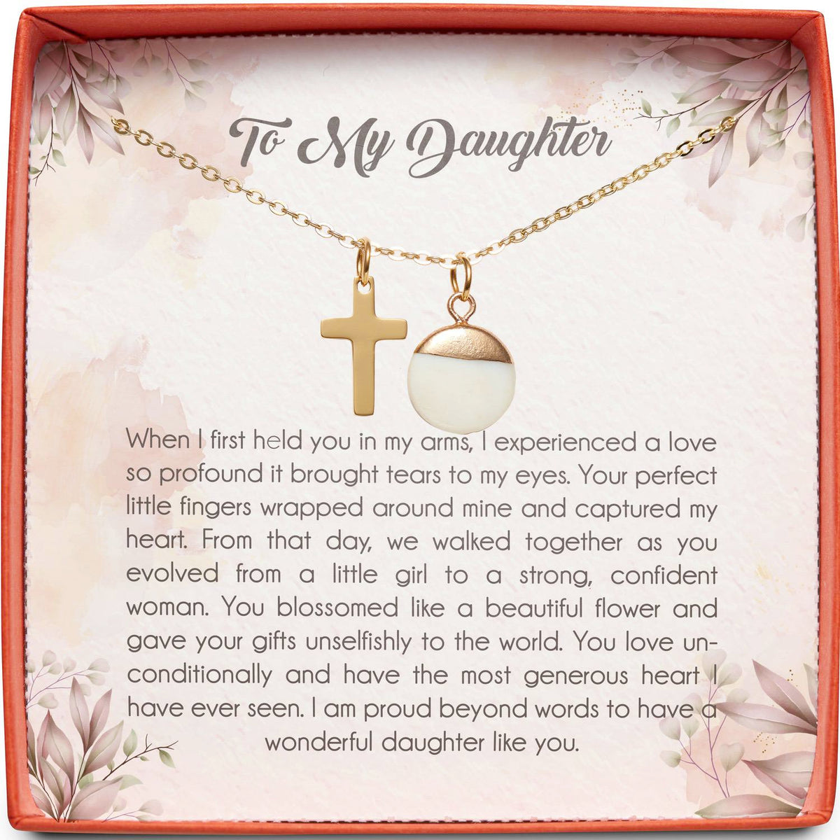 To My Daughter | Love So Profound | Cross Necklace