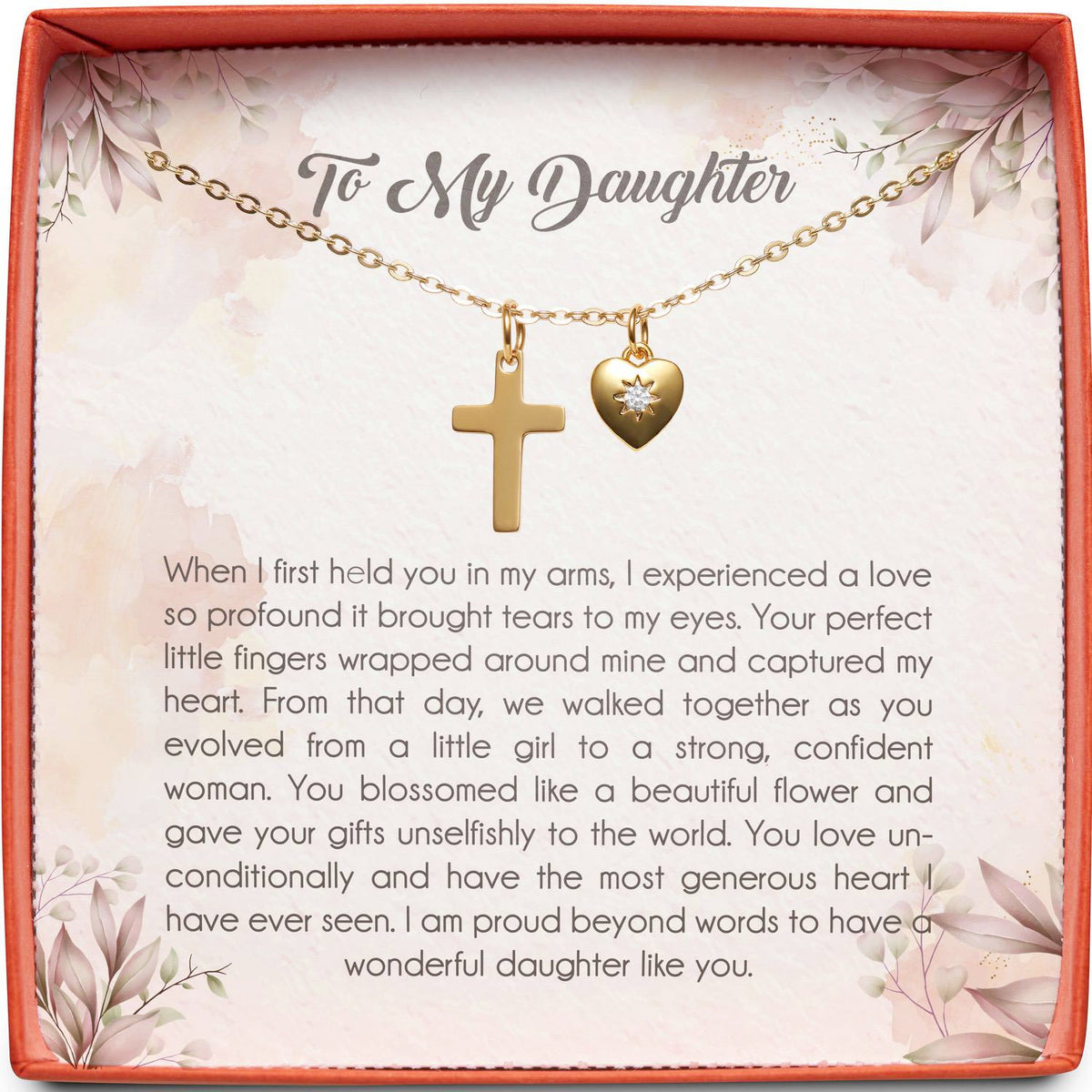 To My Daughter | Love So Profound | Cross Necklace