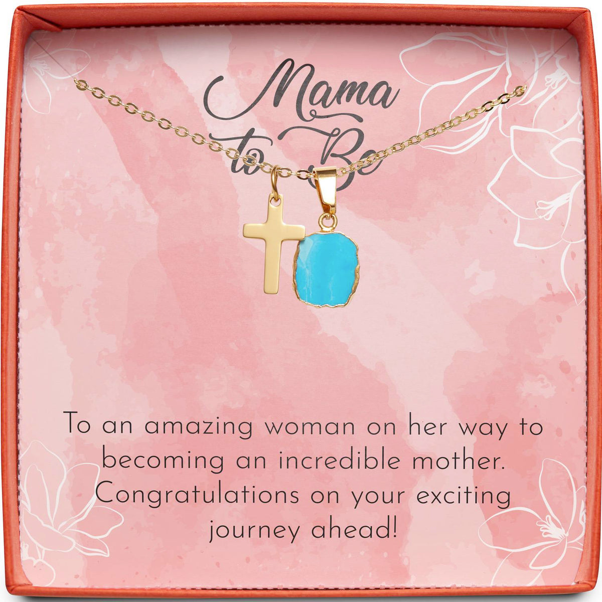 Mama to Be | Exciting Journey Ahead | Cross Necklace