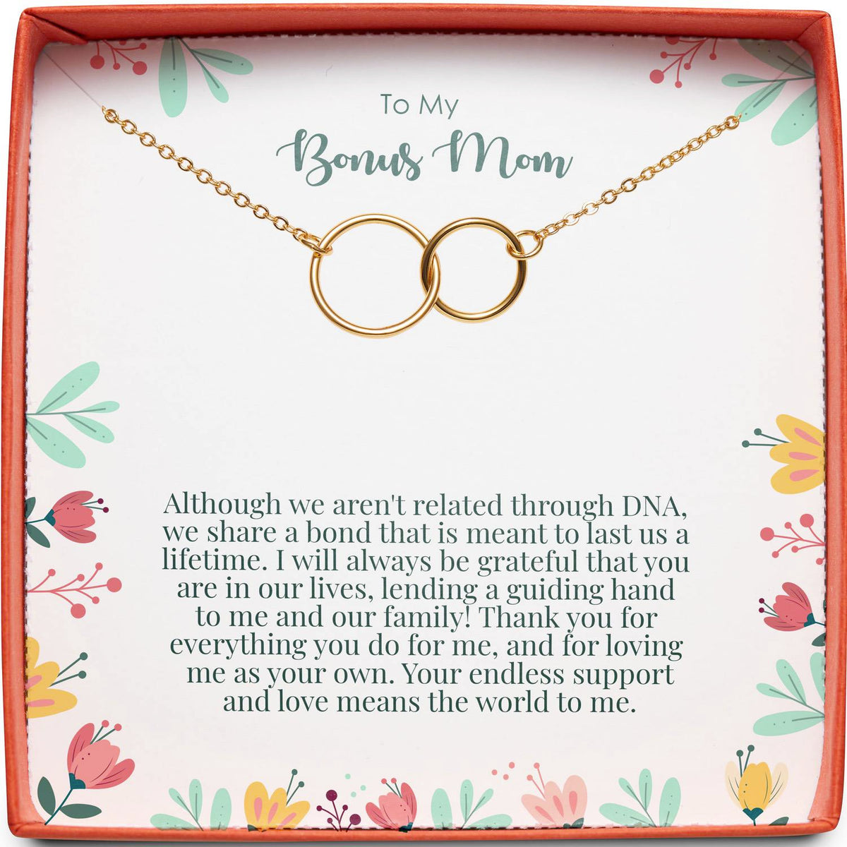 To My Bonus Mom | We Share a Bond | Interlocking Circles