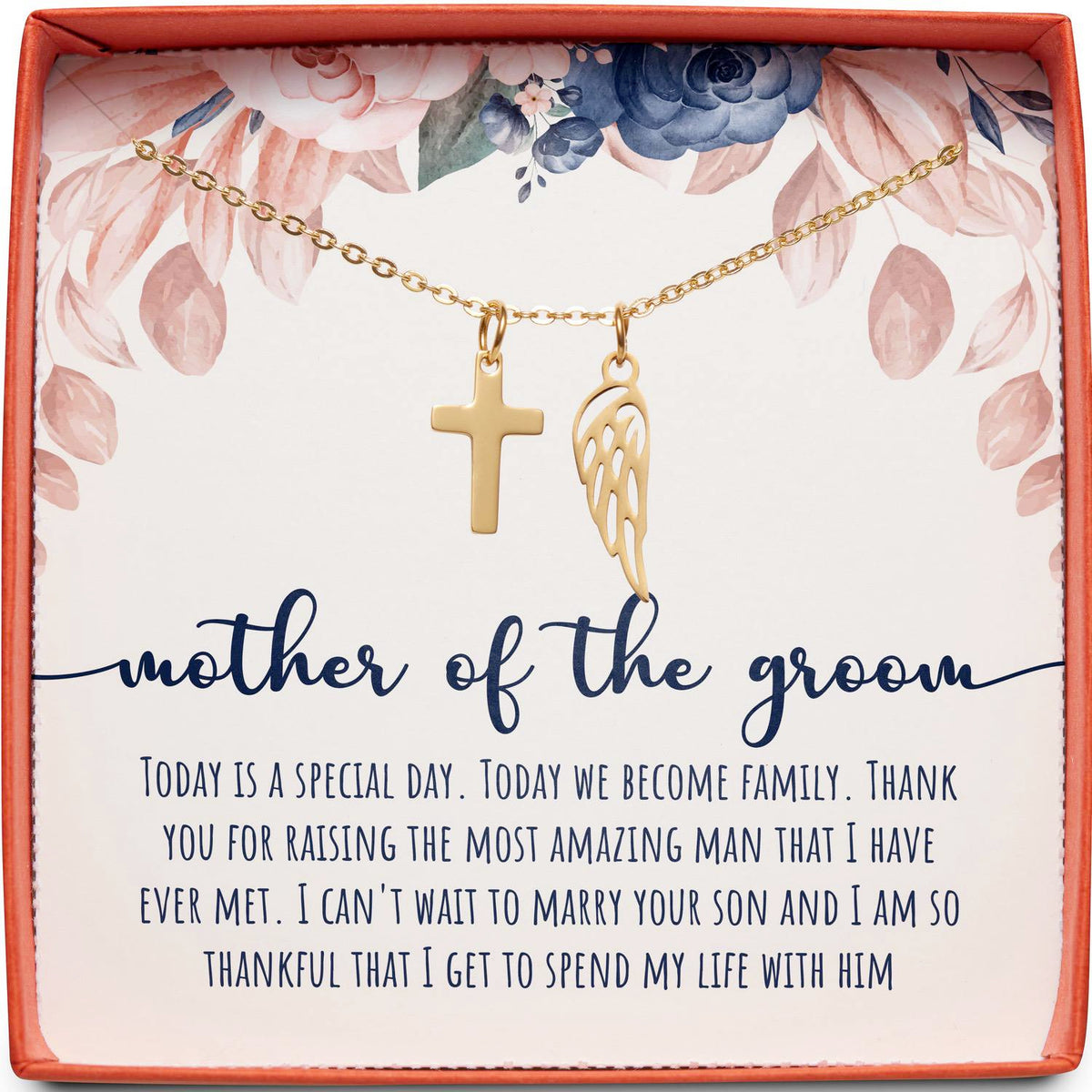 Mother of The Groom (From Bride) | Special Day | Cross Necklace