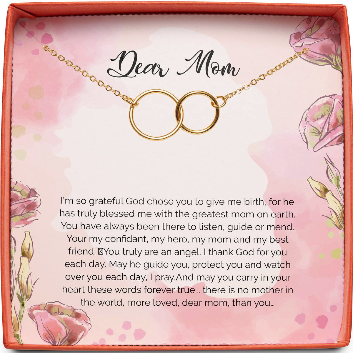 Dear Mom | You Truly Are an Angel | Interlocking Circles