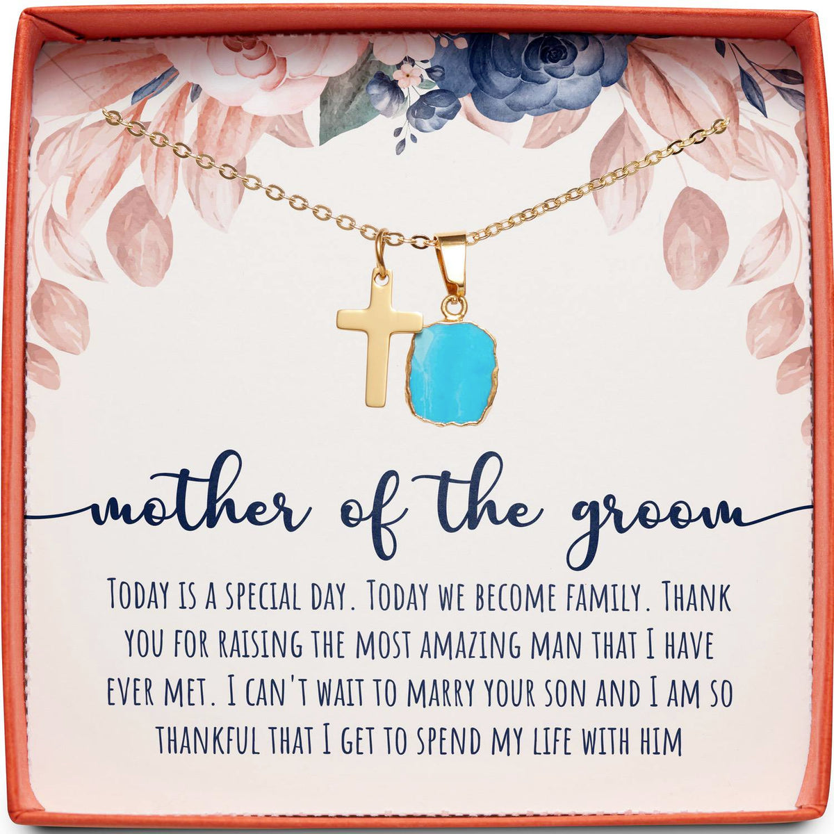 Mother of The Groom (From Bride) | Special Day | Cross Necklace