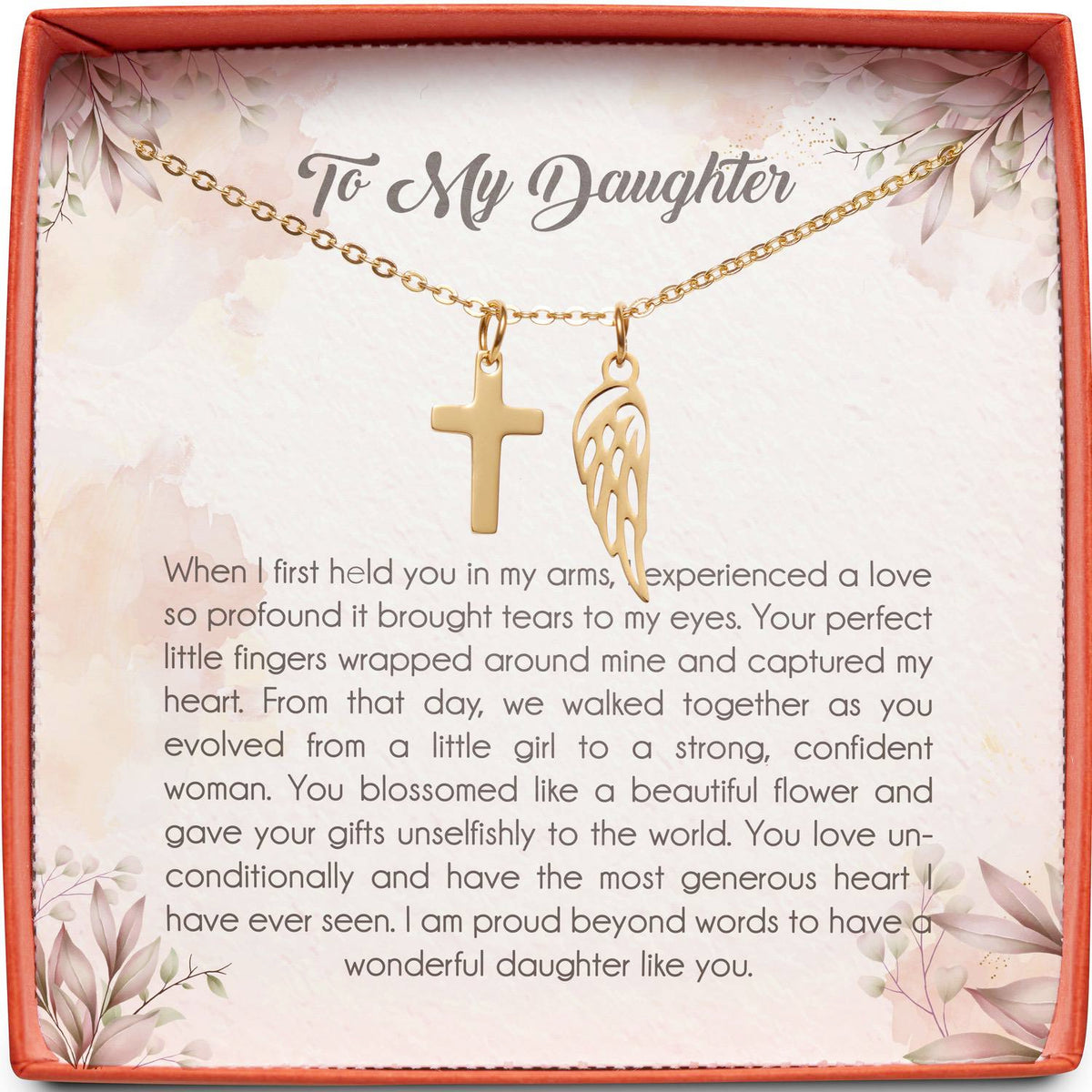 To My Daughter | Love So Profound | Cross Necklace