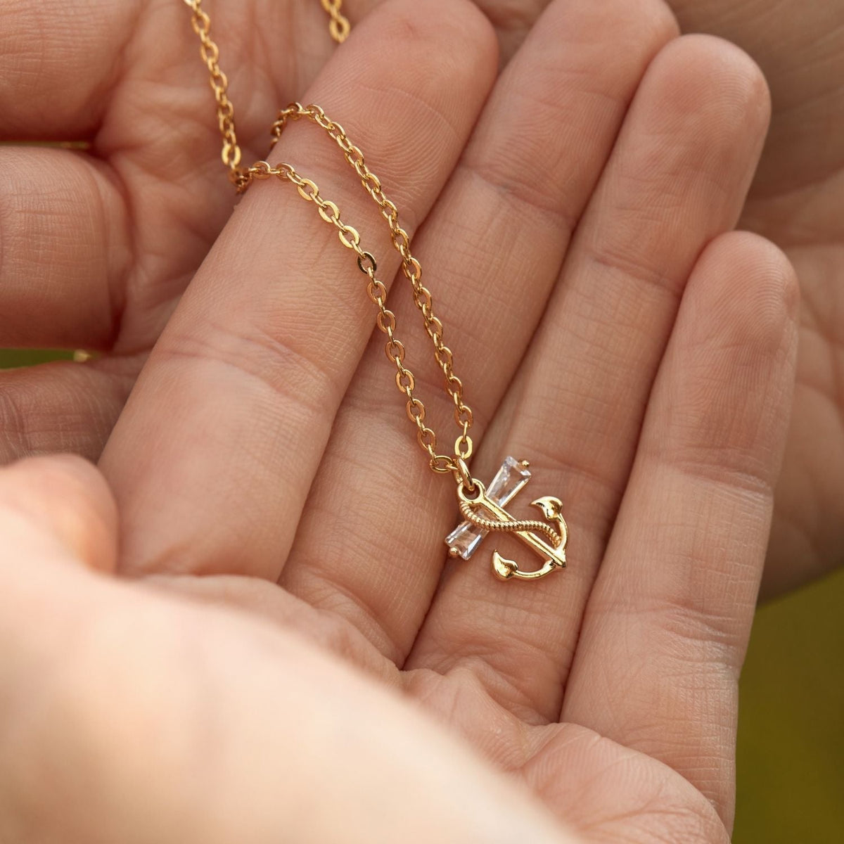 To My Boyfriends Mom | Grateful for You and Your Son | Anchor Necklace