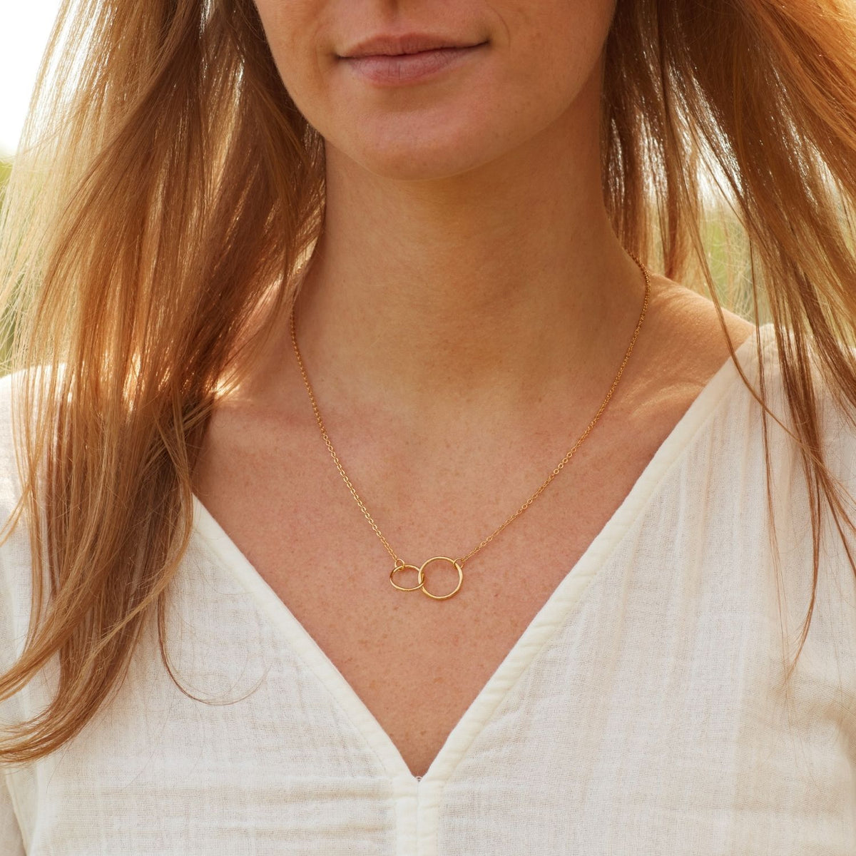 Promise Necklace | Wherever the Journey Takes Us | Interlocking Circles