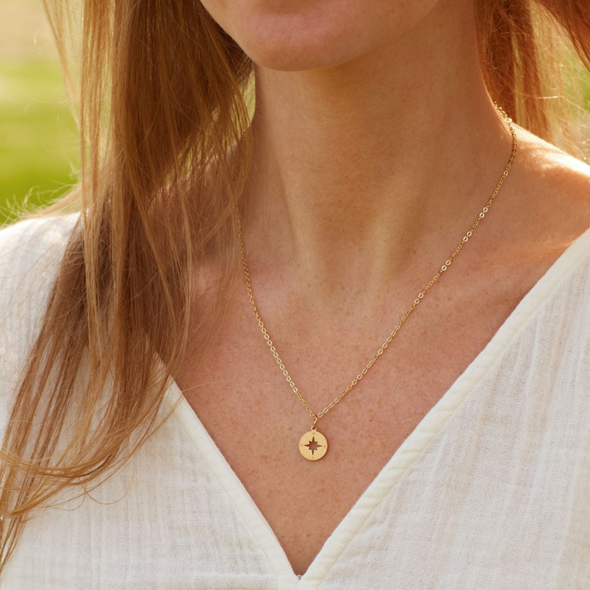 To a Wonderful Sister in Love | Family I Gained Along the Way | Compass Necklace